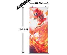 CoolChange Kakemono/Poster de la Serie One Piece, Tema: Puma D. Ace, Imagen 2