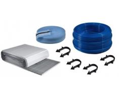 Buderus calefacción por suelo radiante paquete de plástico tubo de aislamiento 30-3 mm grapadora de sistema, superficie§Buderus suelo radiante paquete: 24 M²