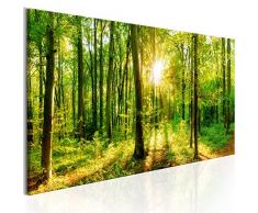 murando Cuadro en Lienzo Bosque 135x45 cm impresión en Material Tejido no Tejido - impresión artística fotografía Imagen gráfica decoración de Pared Paisaje Naturaleza c-B-0184-b-a