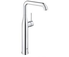 Grohe Essence - Grifo para lavabos tipo Bol, Cuerpo liso, color cromo, tamaño XL, con limitador ecológico de temperatura (Ref. 32901001)