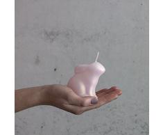 Vela de Pascua conejo pequeño conejo rosa 75 mm Vela Pascua Pascua