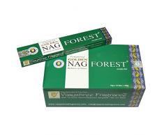 Varillas de incienso 180g Golden Nag Forest bosque aroma fragancia ambientador