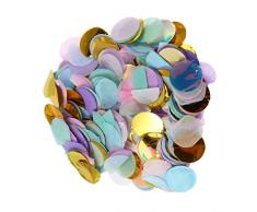 TOYANDONA 50G de Confeti de Colores, Confeti de Papel de Círculo de 0.4 Pulgadas para Bodas Cumpleaños Aniversario Artesanías