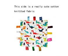 Bebé Soft Touch Manta Manta con las etiquetas - Tag consolador/Confort Seguridad Manta gran regalo para los niños El niño del niño