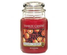 Yankee Cranberry - Vela perfumada en tarro (aroma a mandarina y grosellas), large