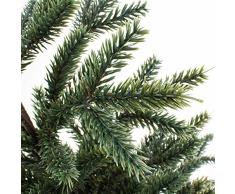 artplants - Abeto decorativo artificial MANFRED en pequeña maceta, 60 cm - Pequeño arbolito navideño / Árbol de Navidad mini