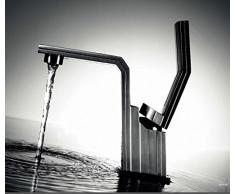 DeLanwa Fj J Jensen 607941 - Grifo mezclador para lavabo (acero inoxidable)