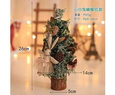 WUFANGFF Nosotros Árbol De Navidad Decoración De La Mesa Escritorio Mini Adornos De Pino Pequeño(26Cm),F
