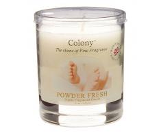 Colony CH0601 - Vaso Vela Perfumada Talco