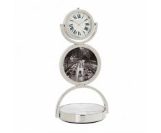 Doble Spinning reloj redondo de pie