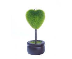e-meoly conjunto de 10pcs lugar titular de la tarjeta tarjeta de corazón/bola estilo Greenery abrazadera soporte cuadro fotos de nota memo clip de tarjeta de nombre soporte para jardín boda fiesta Deco
