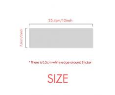 DIYthinker Universe Alien Monster Yellow Monster - Adhesivo Rectangular para Ventana de Ordenador portátil