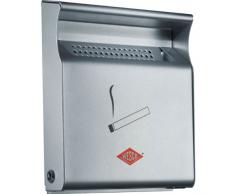 color plateado 50 l Wesco 150 801-11 Papelera con cenicero