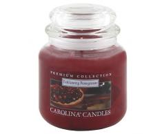 Caroline velas 425 G "se desplazan por Granada" de cristal para velas en tarro, rojo