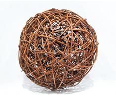 Floranica Bola de mimbre Bola decorativa de mimbre Pelota de mimbre Pelota de vides Decoración para el jardín en 5 tamaños diferentes, Diámetro:50cm