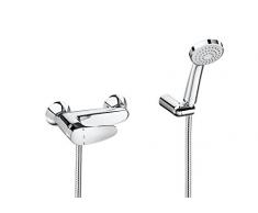 Roca A5A2007C02 - Grifo / Mezclador Exterior Ducha Monodin-N Crom Grifería - Grifo Hidrosanitario Monomando - Serie Monodin-N - Monodin-N Para Baño-Ducha