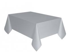 Mantel de Plástico - 2,74 m x 1,37 m - Plata