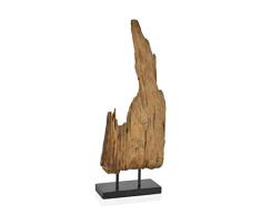 ANDREA HOUSE - Figura Decorativa de Madera de Acacia 25x10x55cm