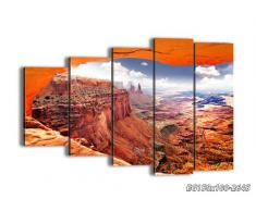 Cuadro sobre lienzo - 150x100 cm - Impresión en lienzo - 5 piezas - de varias partes - listo para colgar - en un marco - Foto número 2645 - EG150x100-2645