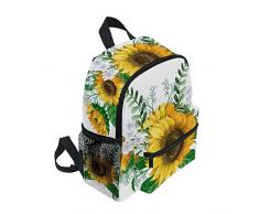 Mochila para niños Bouquet de Girasoles Kindergarten Preescolar Bolsa para niñas de niños pequeños