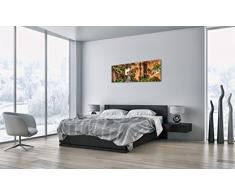 Cuadro Sobre Lienzo - 3 Piezas - Impresión en Lienzo - Ancho: 120cm, Altura: 40cm - Foto número 3183 - Listo para Colgar - en un Marco - CA120x40-3183