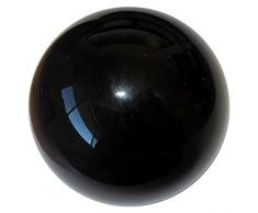 HomDSim Bola de Cristal de 30 cm con Esfera de jardín, Acero Inoxidable Pulido, Reflectante, Suave, Hueco, Duradera, Colorida y Brillante, para Decorar el jardín o el Patio