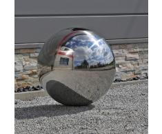 CLGarden 48cm Gran bola de acero inoxidable bola de acero inoxidable para jardín V2 A Acero Bola de Jardín Decorativa Bola