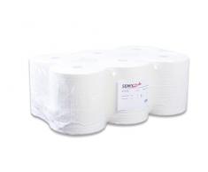 Funny St 77121 - Rollo de toalla de papel (6 unidades, 21 cm), color blanco