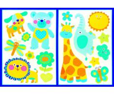 Small Foot Company 2625 Pegatinas Decorativas "Animales"