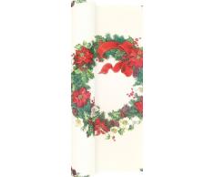Camino de mesa papel Christmas corona - corona de Adviento/camino/camino de mesa/Navidad 40 cm x 4,90 m