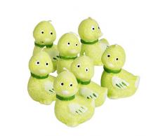 Deko Vela estearina Patito 7 pieza verde Oster Vela Figure