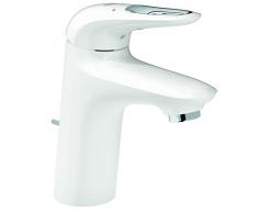 Grohe Eurostyle - Grifo de lavabo 1/2" Tamaño S, color cromo / moon white (Ref.33558LS3)