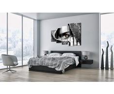 Cuadro sobre lienzo - 5 piezas - Impresión en lienzo - Ancho: 150cm, Altura: 100cm - Foto número 0378 - listo para colgar - en un marco - EG150x100-0378