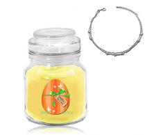 Vela de Joyería Tumundo Vela con Joyería Oreja Collar de Pascua Huevo de Pascua Vela Perfumada, Joya:Tobillera