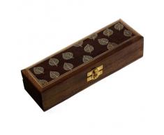 cajas de recuerdo de madera caja de joyería para las artes chicas & artesanías de la india 20,32 cm x 6,35 cm x 7.62 cm