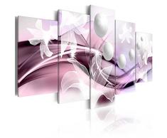 murando - Cuadro 100x50 cm - Abstracto - impresión de 5 Piezas - Material Tejido no Tejido - impresión artística - Imagen gráfica - Decoracion de Pared - Arte Flor b-A-0226-b-p