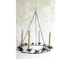Jeanne d´Arc living 572126 - Candelabro de Adviento (41 cm de diámetro)