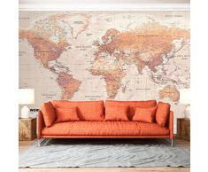 murando - Fotomural 300x210 cm - Papel tejido-no tejido - Papel pintado - Mapamundi Mapa del Mundi k-a-0091-a-c