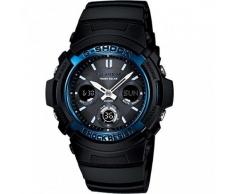 Casio AWG-M100A-1AER- Reloj (Reloj de pulsera, Polymer, CTL920, Solar, Multiband, Color Negro
