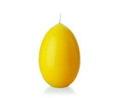 Velas de Huevo Dotter Amarillas 90 x 62 mm, 8 Unidades, Velas de Pascua, decoración de Pascua