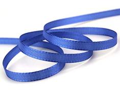 finemark - Cinta de tafetán 50 m, cinta decorativa para regalo, cinta de tela, decoración de mesa, boda, Pascua, lazo, visco, diseño de tarjetas, manualidades, cumpleaños, Navidad, azul, 50 m x 8 mm