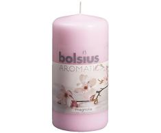 Aromatic 103626640104 Magnolia Pilar Vela, Cera de parafina, Color Rosa