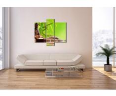 Cuadro sobre lienzo - 3 piezas - Impresión en lienzo - Ancho: 95cm, Altura: 80cm - Foto número 2392 - listo para colgar - en un marco - CB95x80-2392