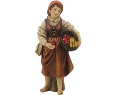Figura de Belén, niña con cesta de frutas para figuras de 8 - 9 cm (44635093742)