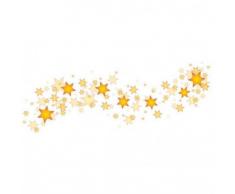 Cookut Tatoo Eat Stars - Juego de 6 platos decorativos temporales de tatuaje, multicolor