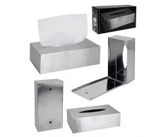 Relaxdays - Caja de pañuelos de papel (acero)