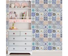 Walplus 54x54 cm Adhesivos de Pared Mosaico Azulejo Estampados extraÃble Autoadhesivo Arte Mural VINILO DECORACIÃN HOGAR BRICOLAJE Living Oficina Dormitorio Decor papel pintado habitación infantil