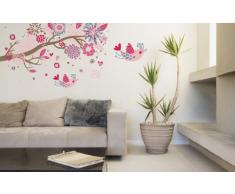Walplus AY909 Flower Ocean - Calcomanía de pared extraíble para habitación infantil (vinilo)