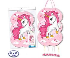 DISOK - Piñata Unicornio Fucsia. Piñatas para Fiestas, cumpleaños, Eventos, Bodas, bautizos, comuniones.