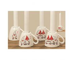 B.o.l.t.z.e - Candelabro de Adviento (4 piezas, H6.5 Navidad, Adviento, invierno)